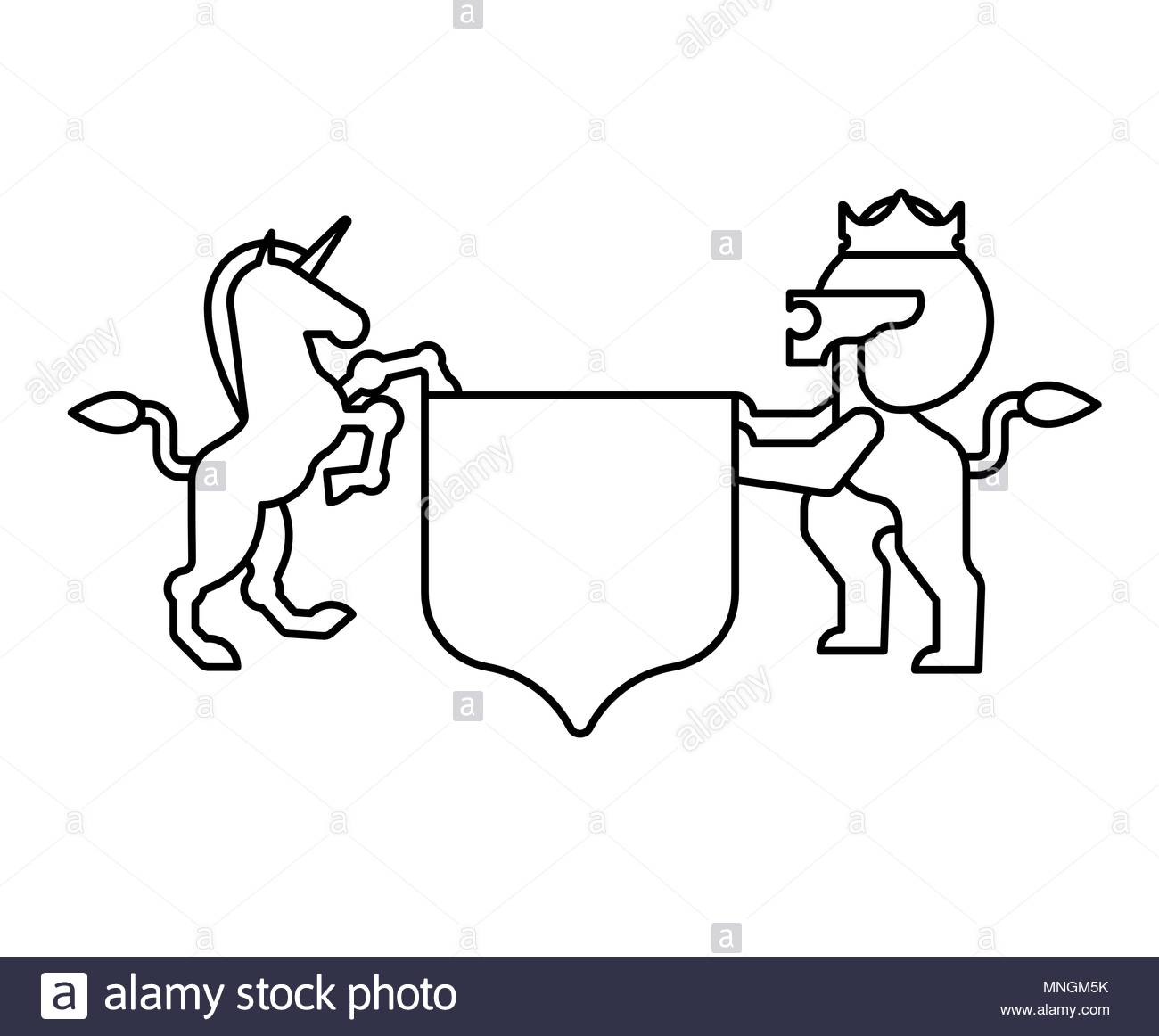 1300x1162 Heraldic Lion Black And White Stock Photos Amp Images