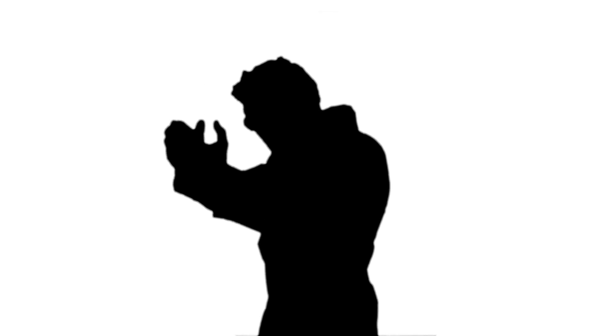 1920x1080 Powerful Man Hero Silhouette