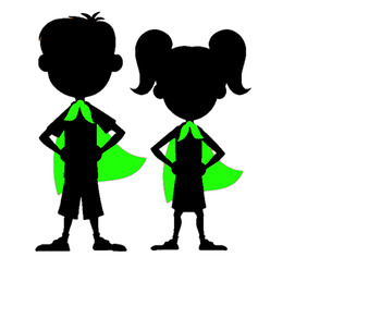 350x292 Super Hero Silhouette By Monkey Business By Mrs M Tpt