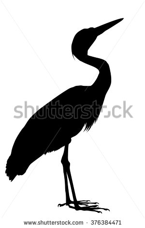 Heron Silhouette Clip Art at GetDrawings | Free download