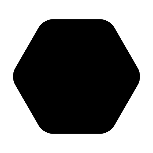 512x512 Hexagon Shape