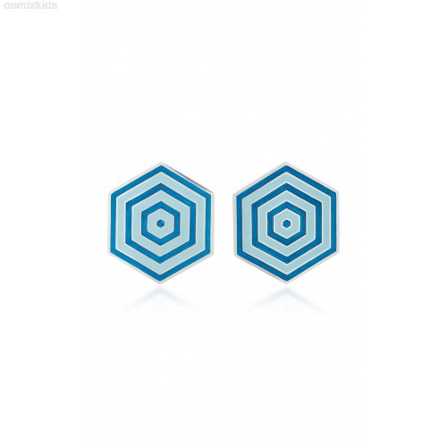 500x500 M'O Exclusive Enamel Hexagon Earrings By Silhouette Mmosgq6h