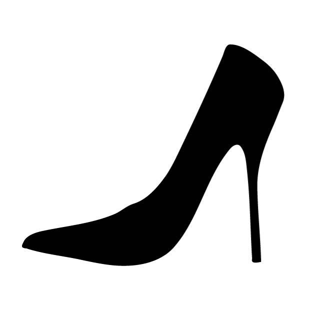 High Heel Shoe Silhouette at GetDrawings | Free download