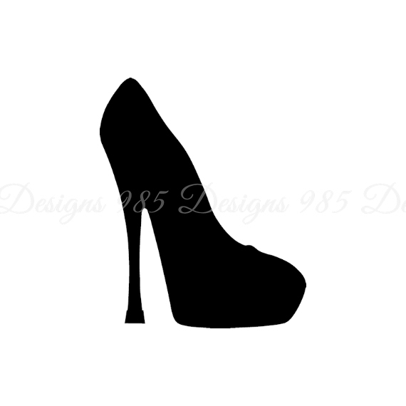 570x570 High Heel Woman's Shoe Svg For Cricut By 985 Graphic Designs