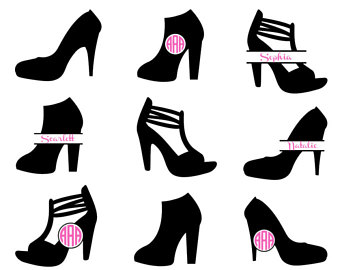 340x270 High Heel Clipart Etsy