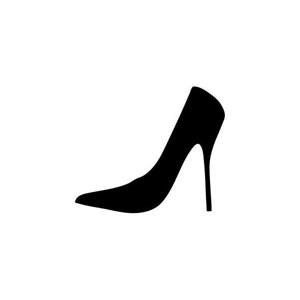600x600 Women Shoe Silhouette Png Clip Arts Free Liked On Polyvore