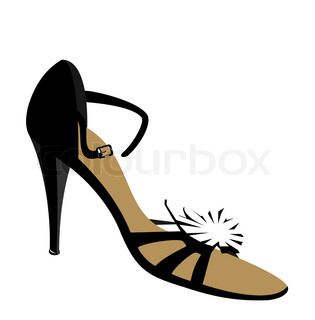 315x320 Shoes Silhouette Vector Illustration Eps10 Stock Vector Colourbox