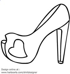 236x250 Free High Heel Vectors Diy Template, Card Making