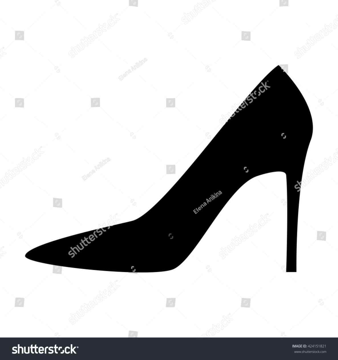 1185x1264 S High Heel Silhouette Clip Art And On Ix Black Png Best Web Black