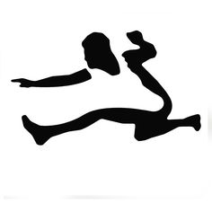 236x236 High Jump Track And Field Silhouette