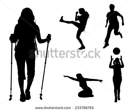 450x388 Amazing Hiker Silhouette Clip