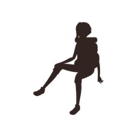 200x200 Shape Shapes Silhouette Silhouettes Woman Women Lady Ladies Human