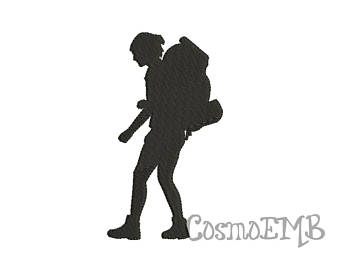 340x270 Hiker Silhouette Etsy
