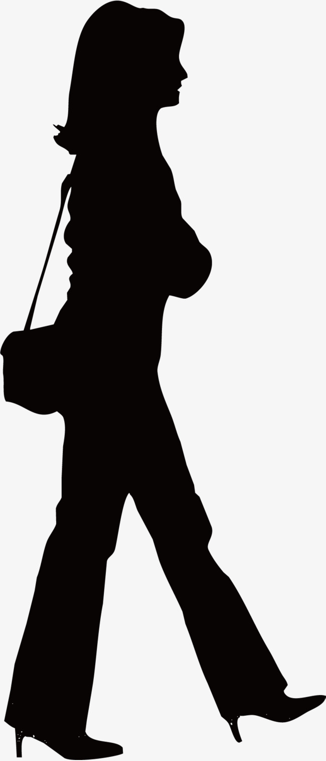 650x1513 Shopping Woman, Character Walking, Hiking Png And Vector For Free
