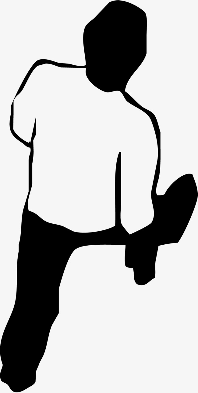 650x1293 Fast Walking Silhouette, Character Walking, Hiking Png And Vector