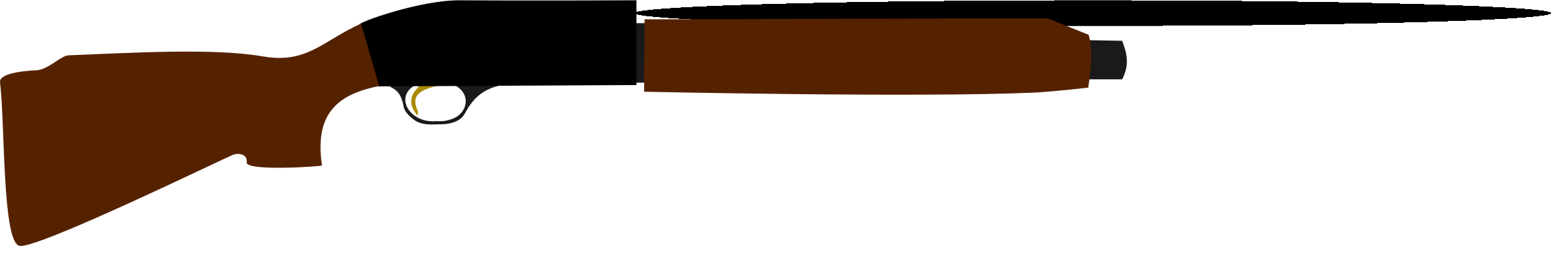 2400x402 Shotgun Clipart Ww1