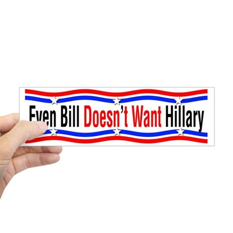 460x460 Anti Hillary Clinton Bumper Stickers