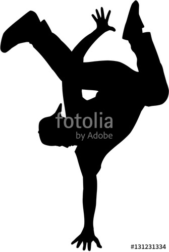 335x500 Hip Hop Dancer Silhouette Stock Image And Royalty Free Vector