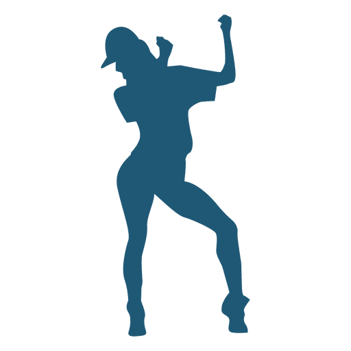 512x512 Girl Hip Hop Dancer Silhouette