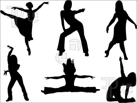 450x340 Girl Dancing Hip Hop Clipart