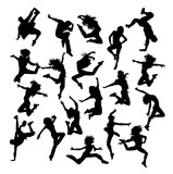 159x160 Hobbies Dancing Silhouettes, Illustration Art Vector Design Stock