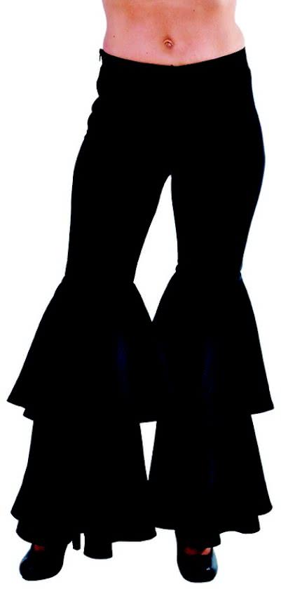 401x840 Hippie Broek Met Wijde Pijpen Kleurzwart Maats