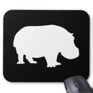 307x307 Hippo Silhouette Office Products Amp Supplies Zazzle