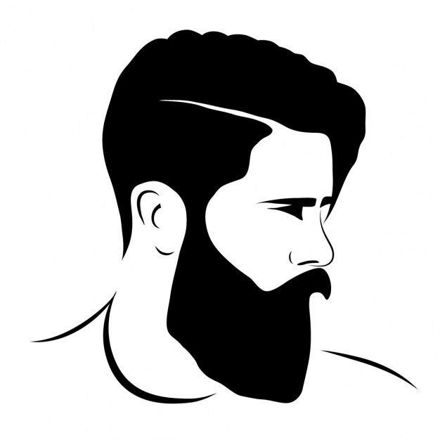 626x626 Free Vector Man Silhouette Hipster Style
