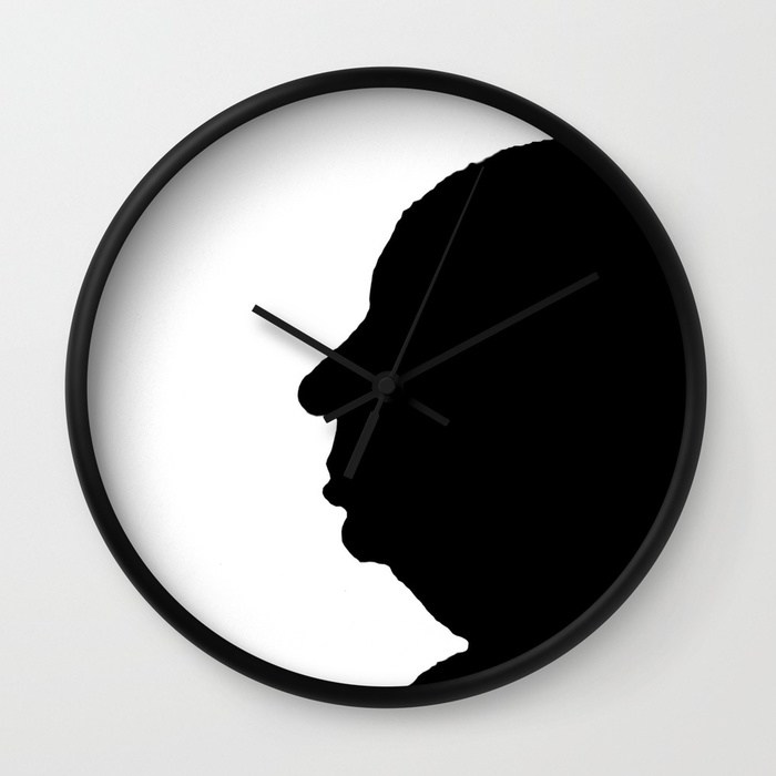 700x700 Alfred Hitchcock Wall Clock By Silvioledbetter Society6