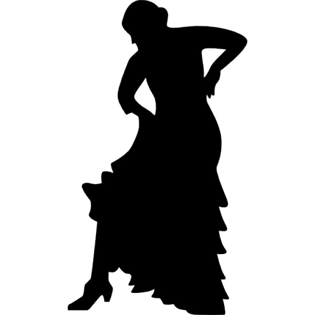 626x626 Female Flamenco Dancer Icons Free Download