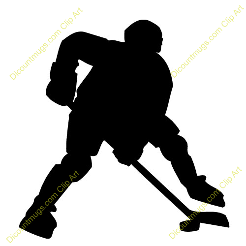 500x500 Hockey Silhouette Clip Art Clipart Collection