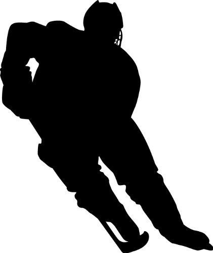 421x500 Hockey Wall Sticker Decal