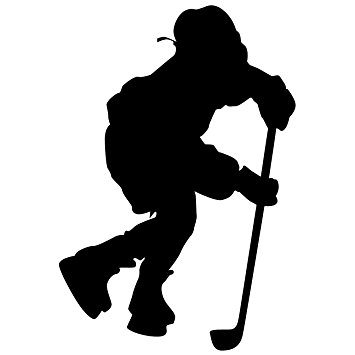 355x355 Hockey Wall Sticker Decal 4