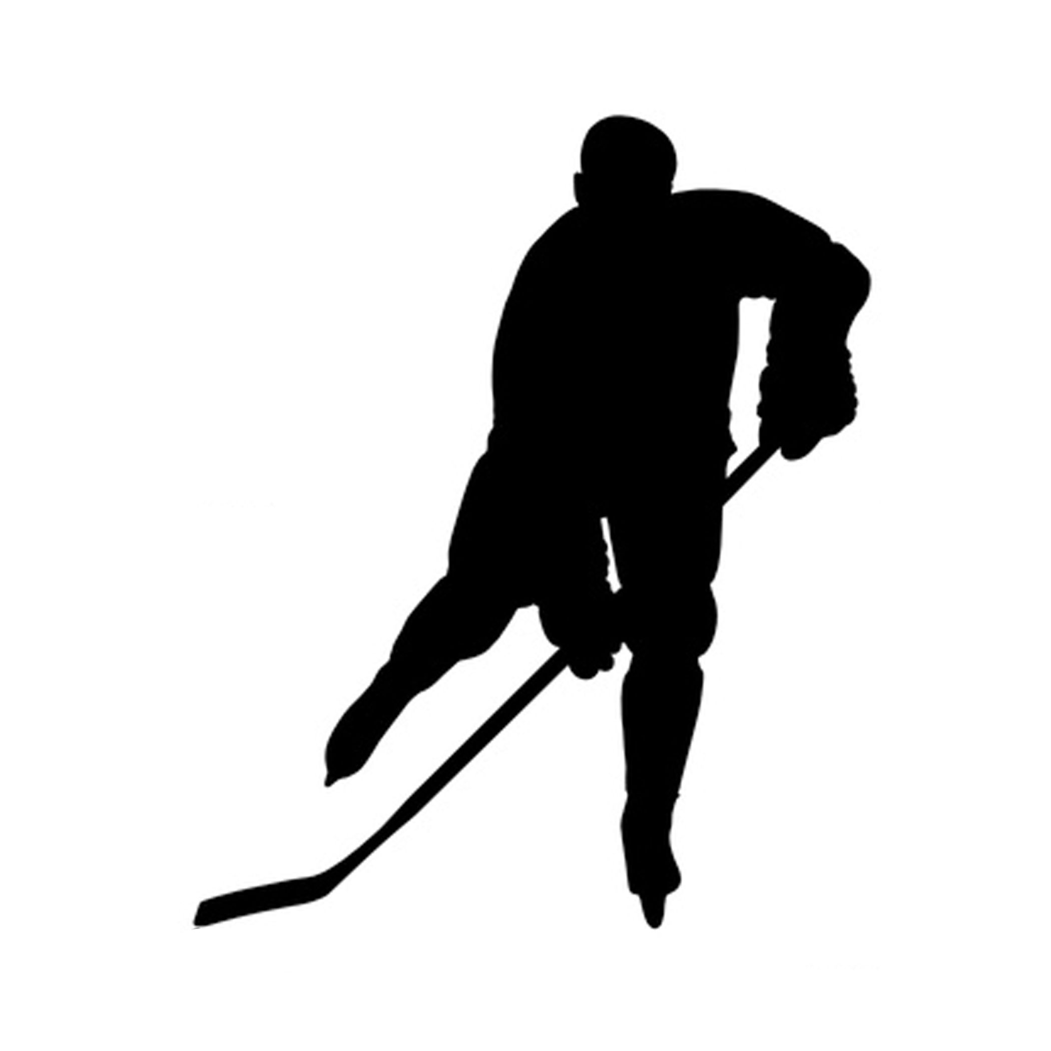 Hockey Player Silhouette Clip Art at GetDrawings | Free download