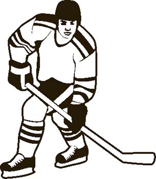 304x350 Hockey Clipart Free