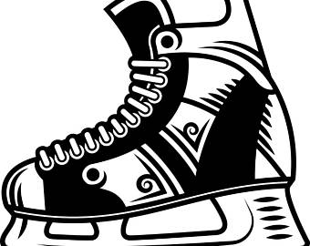 340x270 Hockey Skate Svg Etsy