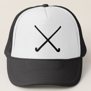 307x307 Crossed Hockey Sticks Hats Zazzle