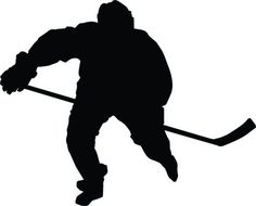 236x190 Ice Hockey Silhouette