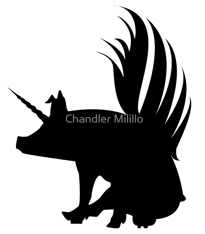 700x800 Pig Clipart Black Silhouette
