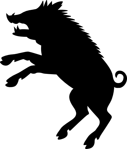 510x599 Boar Silhouette Clip Art