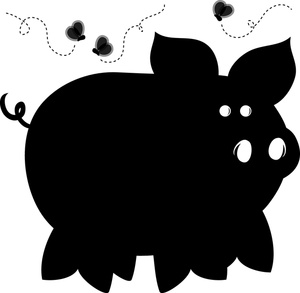 300x293 Pig Clipart Image