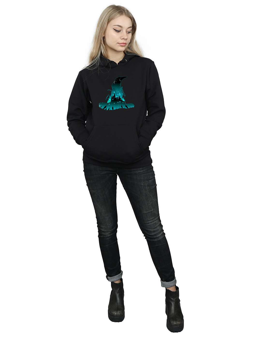 1100x1400 Harry Potter Women's Hogwarts Silhouette Hoodie Ebay