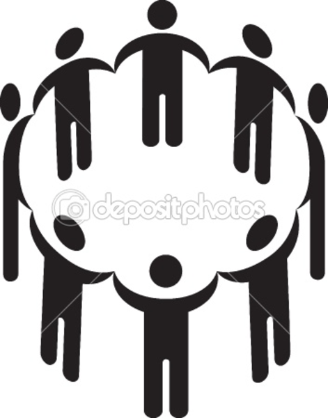 471x600 Dep Circle Holding Hands Silhouette Free Images