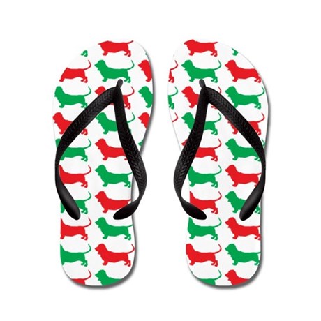 460x460 Bassett Hound Christmas Or Holiday Silhouette Flip By