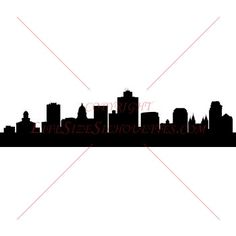 Hollywood Skyline Silhouette at GetDrawings | Free download