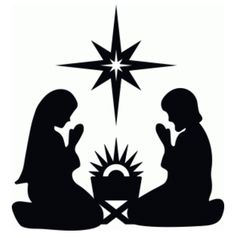 236x238 Nativity Scenes On Frosted Glass
