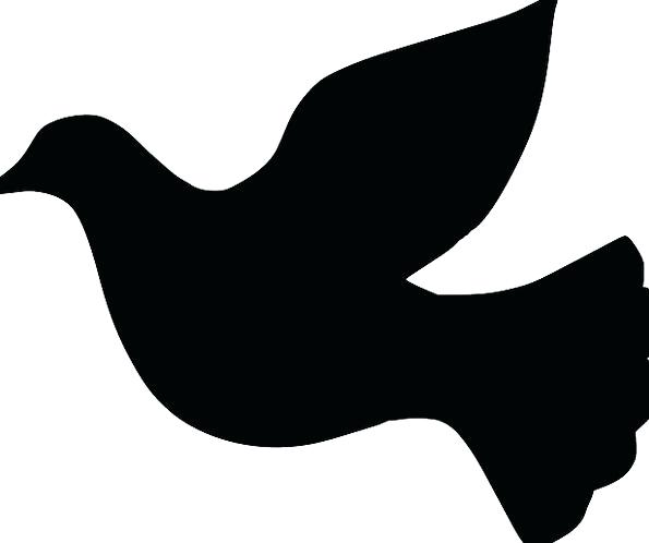 595x498 Dove Outline Clip Art Bird Flying Black And White 6 Outline Dove