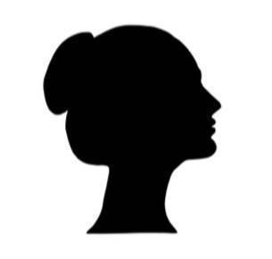305x290 Silhouette Profile Portrait. Mother's Day. Father's For The Home