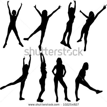 450x452 33 Best (Girls Silhouettes) Images