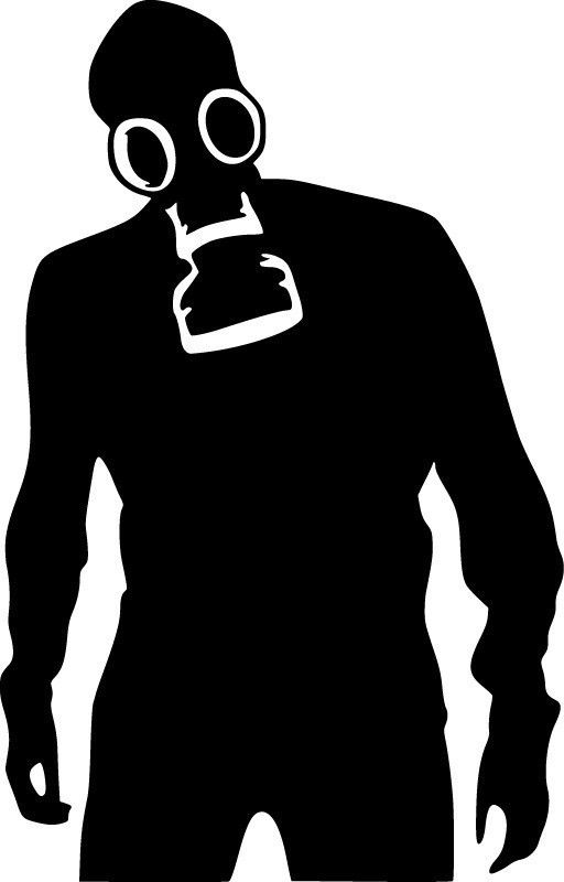 512x800 Gasmask Man Jdm Racing Die Cut Vinyl Sticker Decal Sticky